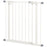 Metal 74-80cm Wide Adjustable Dog Gate White