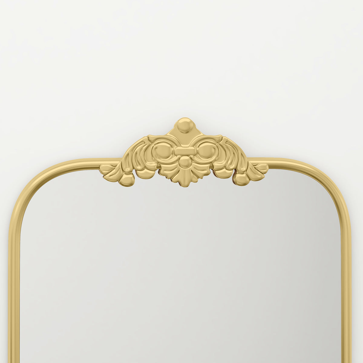 Wall Mirror, Decorative Baroque Mirror with Metal Frame, Gold Tone