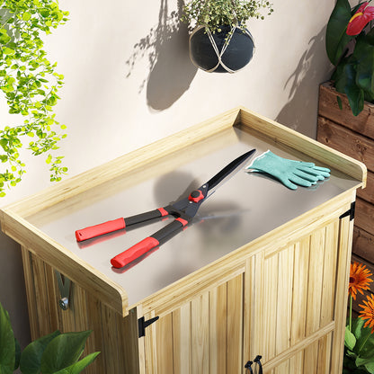 Garden Shears, 63.5 cm Hedge Shears with Tension Adjuster