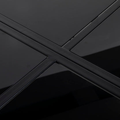 5 Pieces Patio Dining Set with Foldable Back, Light Grey