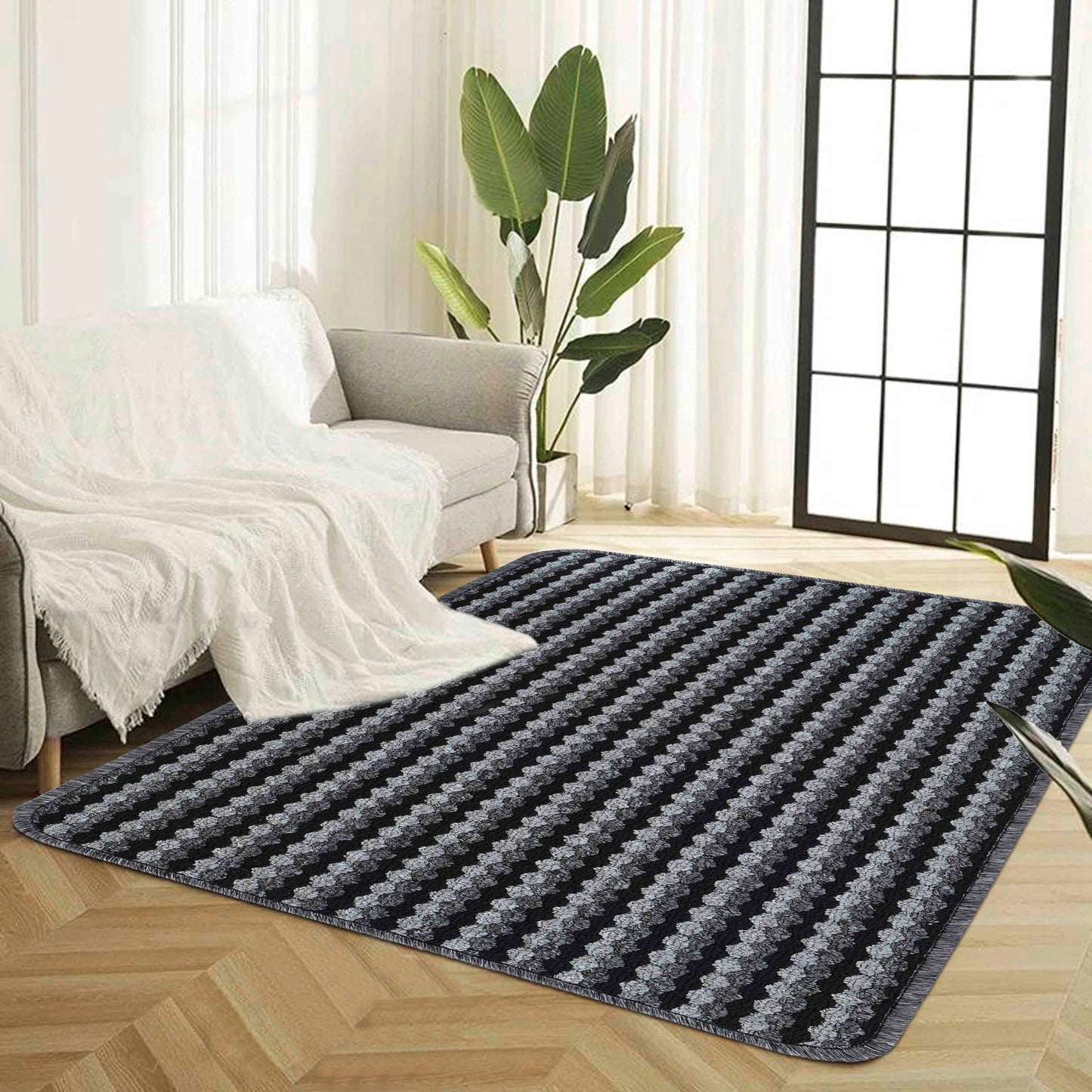 Eden Non Slip Washable Dirt Trapper Indoor Doormat - Kitchen Mats - Floor Mats - 3 Colours Available