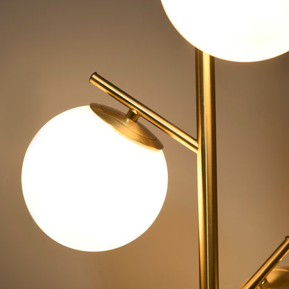 Modern Tree Floor Lamp with 3 Light, for Living Room Bedroom, Gold