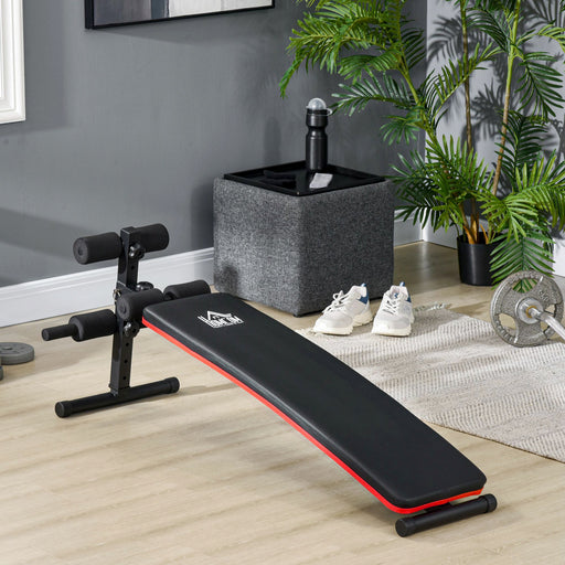 Steel Foldable Home Sit-Up Bench Red/Black