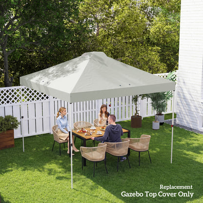 Gazebo Roof Replacement UV50+ Waterproof 3x3(m) White