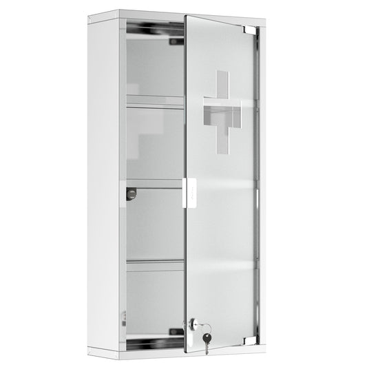 Medicine Cabinet Houseware Stainless Steel Medicine Cabinet Glass Door