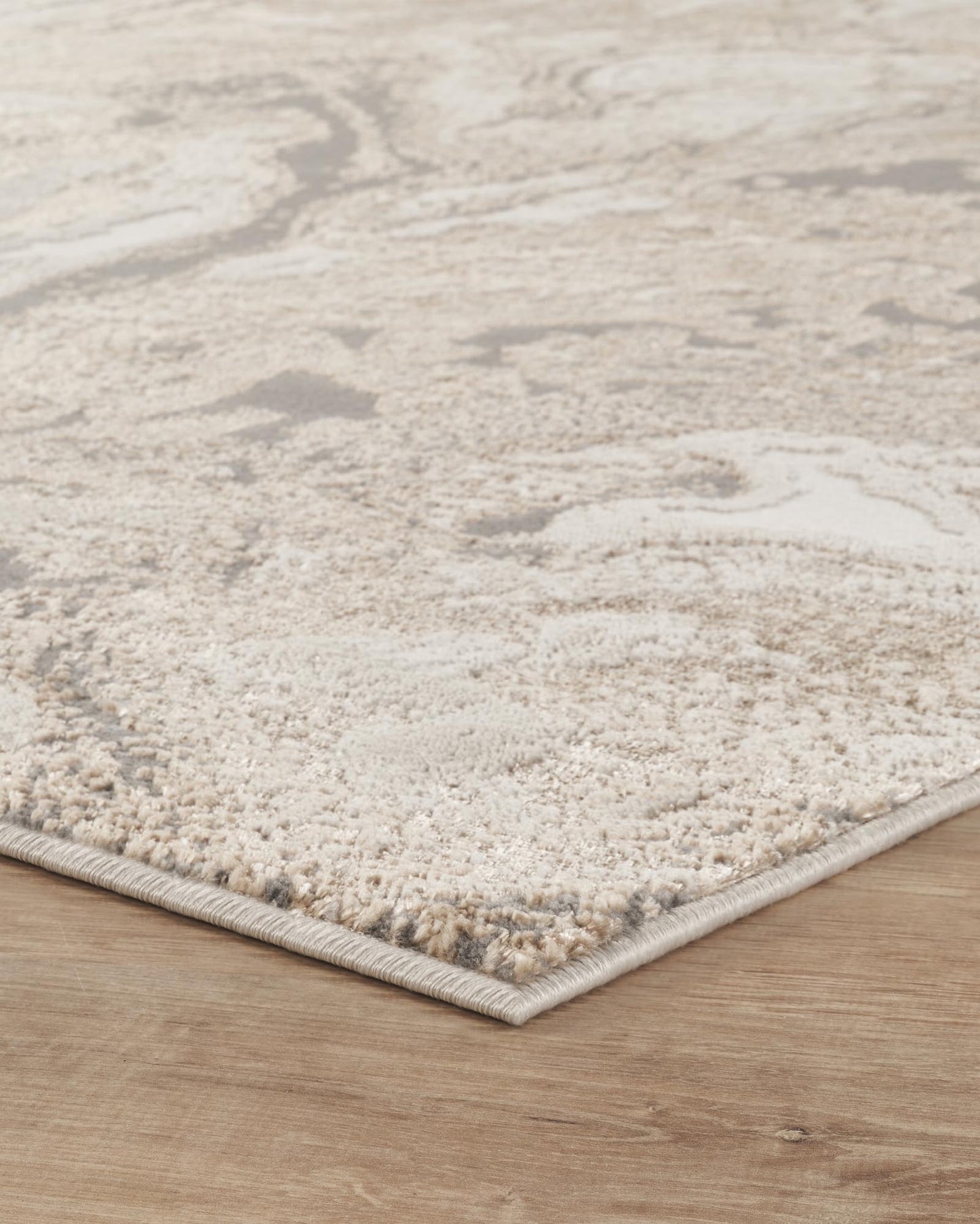 Elysium Abstract Rug With Velvet Feel Stylish Metallic Sheen Astral Design