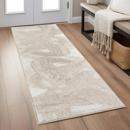 Elysium Abstract Rug With Velvet Feel Stylish Metallic Sheen Expression Design