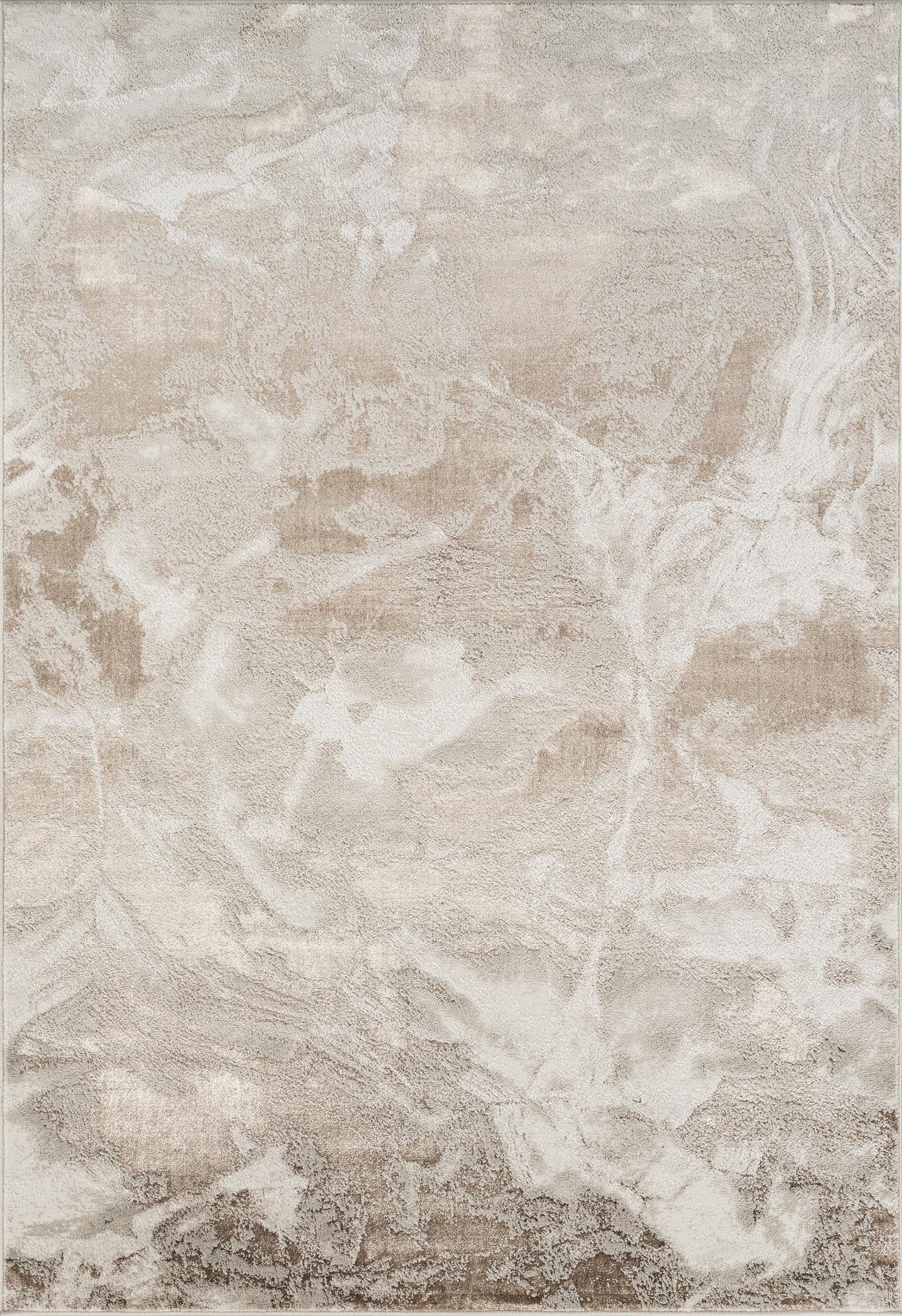Elysium Abstract Rug With Velvet Feel Stylish Metallic Sheen Nebula Design