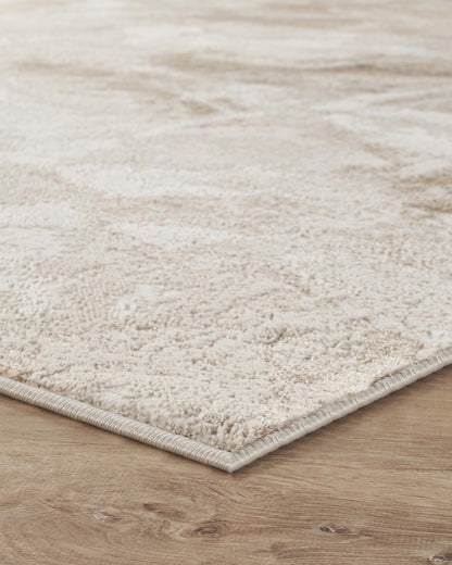Elysium Abstract Rug With Velvet Feel Stylish Metallic Sheen Nebula Design