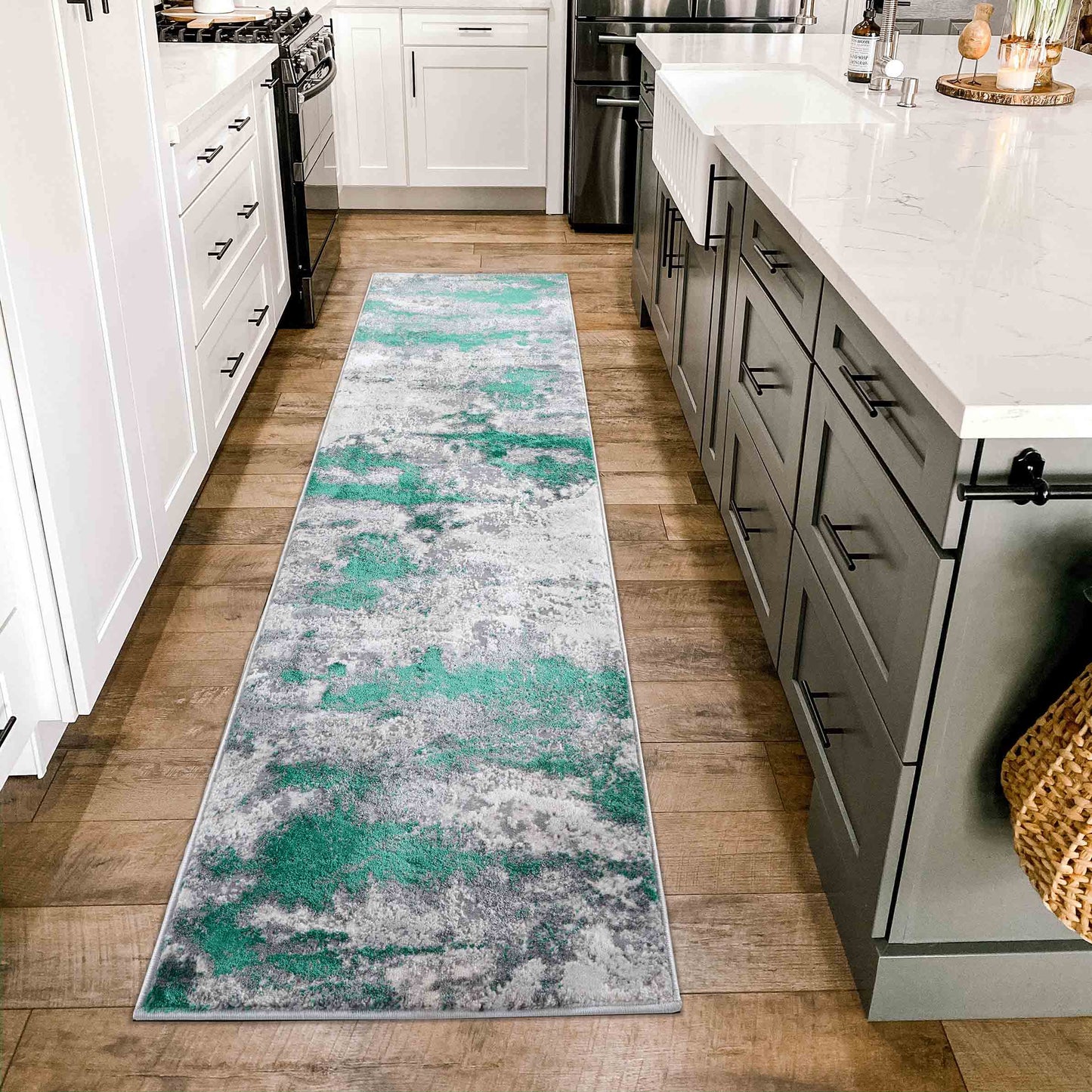 Emperor Onyx Modern Abstract Area Rug – Stylish Sprayed Design for Elegant Interiors - 6 Colours Available