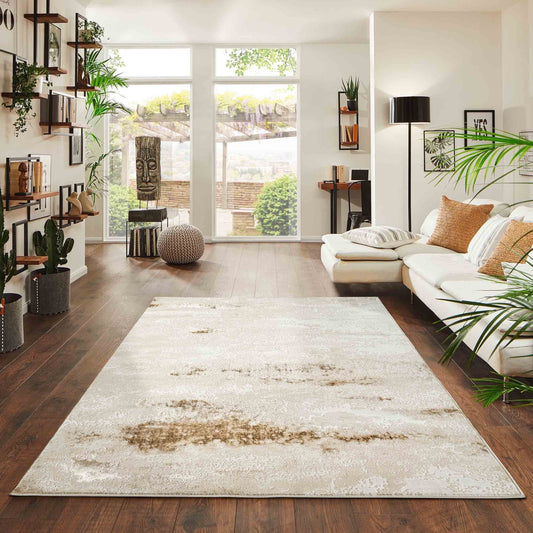 Emperor Onyx Modern Abstract Area Rug – Stylish Sprayed Design for Elegant Interiors - 6 Colours Available