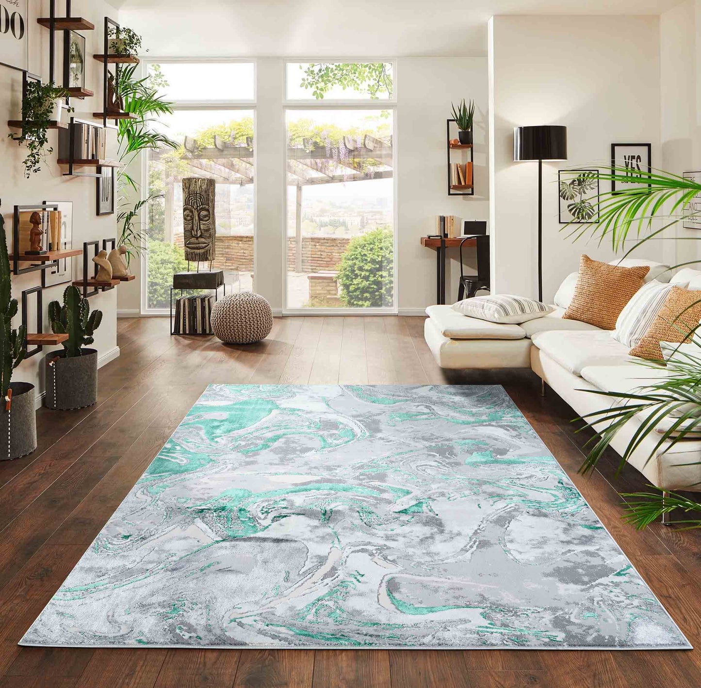 Emperor Solarius Modern Abstract Area Rug – Stylish Abstract Patterns for Trendy Homes - 6 Colours Available