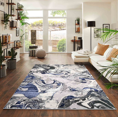 Emperor Solarius Modern Abstract Area Rug – Stylish Abstract Patterns for Trendy Homes - 6 Colours Available