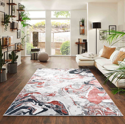 Emperor Solarius Modern Abstract Area Rug – Stylish Abstract Patterns for Trendy Homes - 6 Colours Available