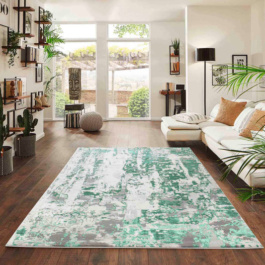 Emporor Modern Styra Abstract Area Rugs Luxury for Bedroom, Living Room, and Hallway - 6 Colours Available