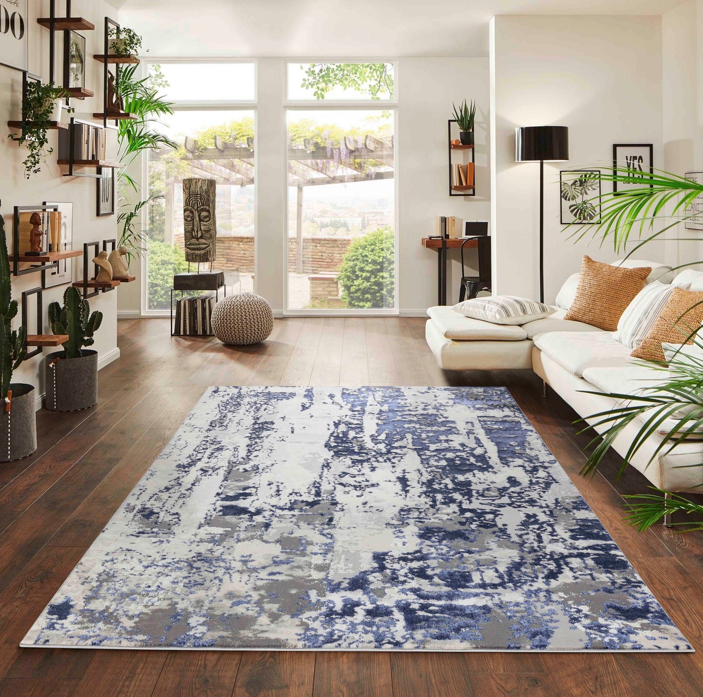 Emporor Modern Styra Abstract Area Rugs Luxury for Bedroom, Living Room, and Hallway - 6 Colours Available