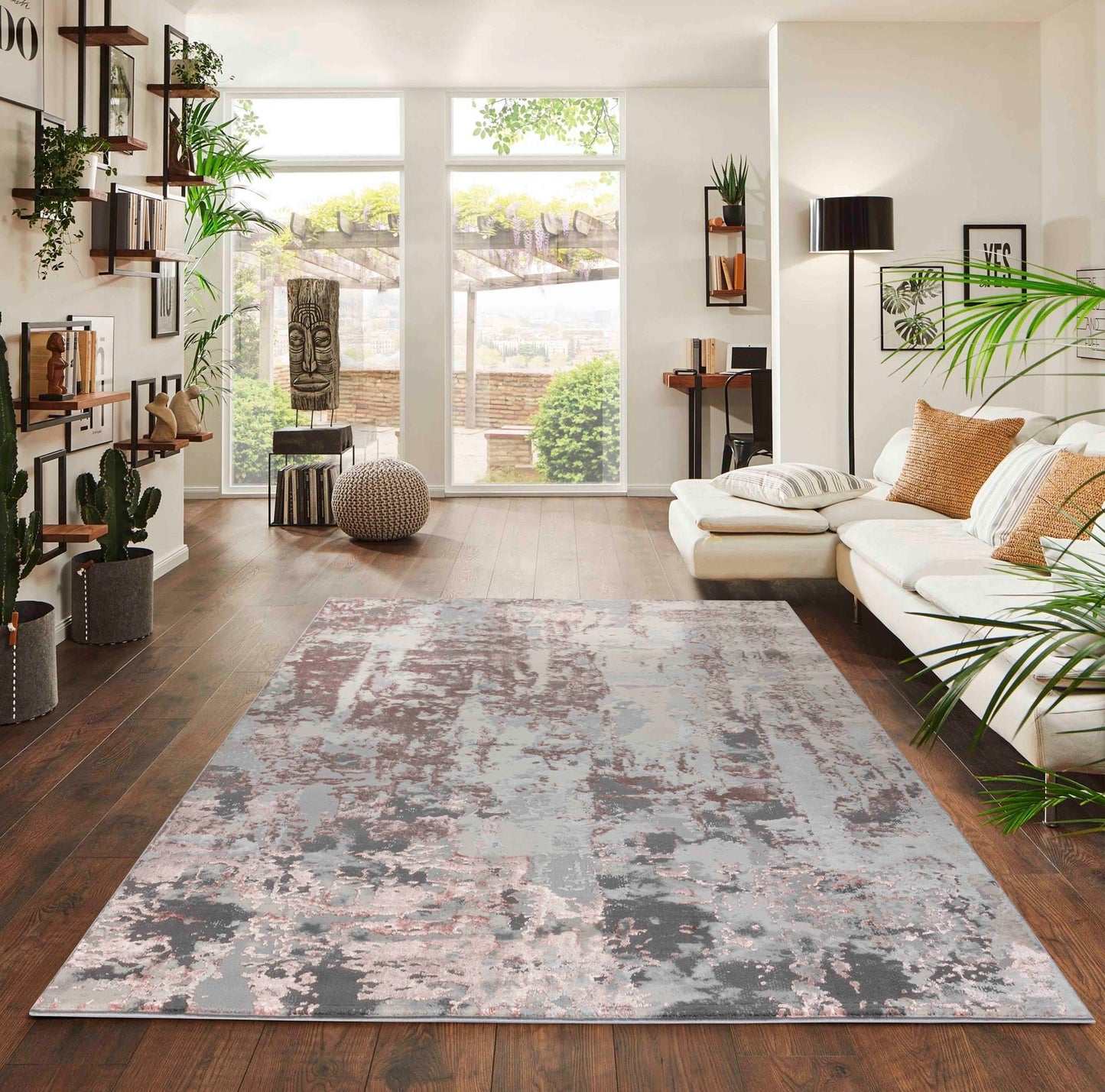 Emporor Modern Styra Abstract Area Rugs Luxury for Bedroom, Living Room, and Hallway - 6 Colours Available