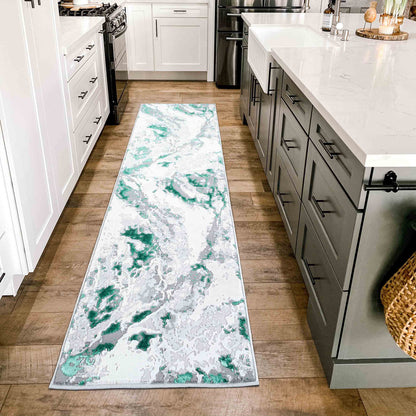 Emperor Picasso Modern Abstract Area Rug – Waterflow-Inspired Design for Trendy Home Décor - 6 Colours Available