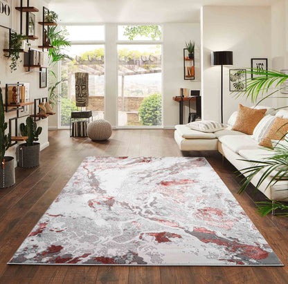 Emperor Picasso Modern Abstract Area Rug – Waterflow-Inspired Design for Trendy Home Décor - 6 Colours Available