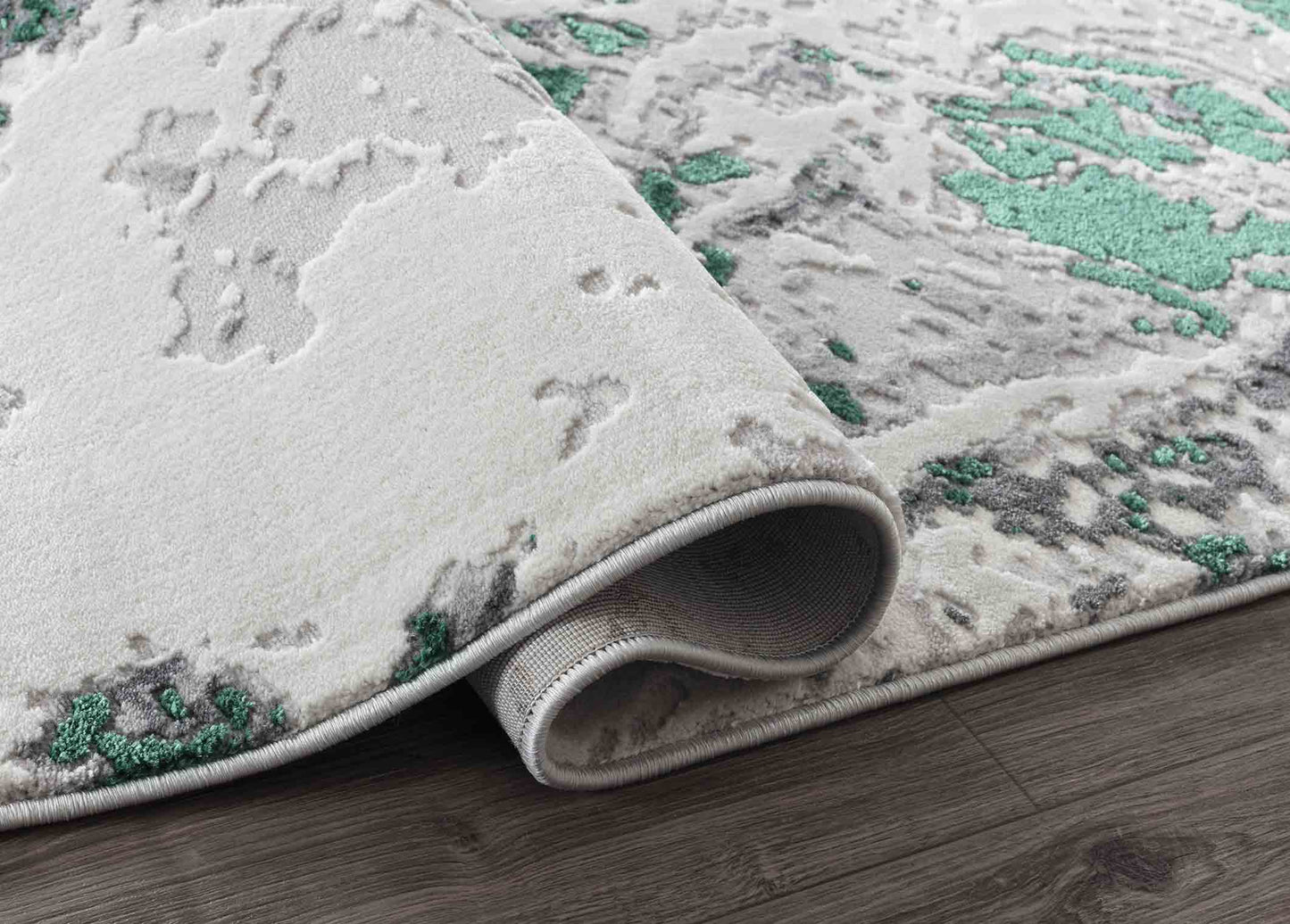 Emperor Picasso Modern Abstract Area Rug – Waterflow-Inspired Design for Trendy Home Décor - 6 Colours Available