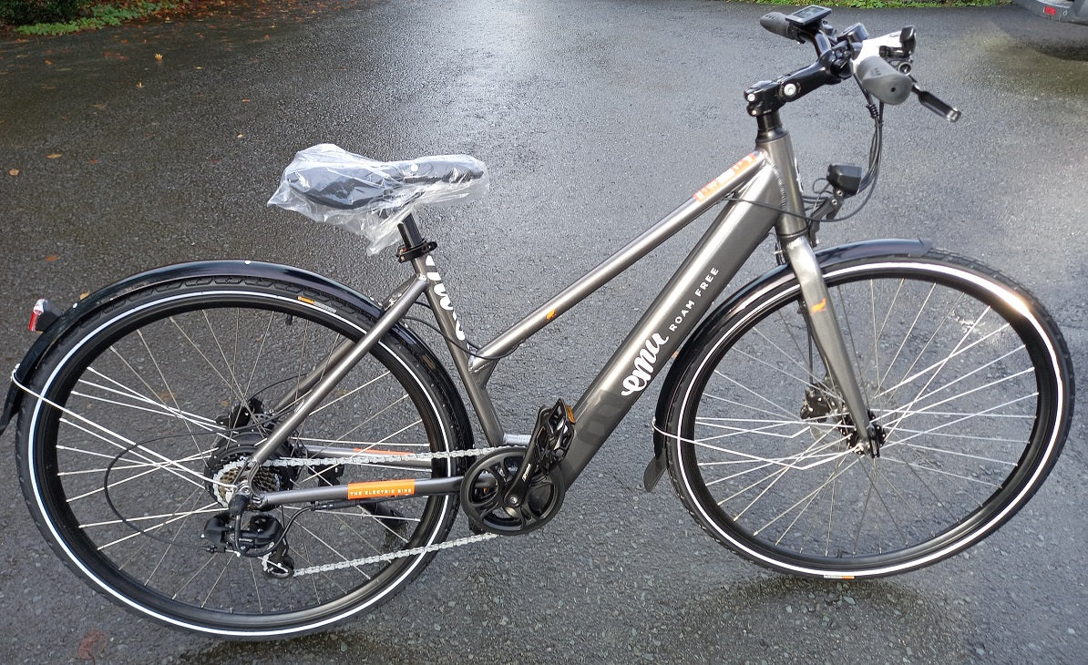 Emu Evo Step Through Hybrid Electric Bike E-Bike 10.4Ah Battery 700c Wheels Grey