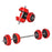 20KGS Two-In-One Dumbbell & Barbell Adjustable Set Strength Muscle Exercise Fitness Plate Bar Clamp Rod Home Gym Sports Area