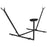 9.4ft Hammock Stand with Side Tray Stand, Steel Frame Hammock Net Stand, for String-style, Brazilian-style, Flat-style, Rope-style