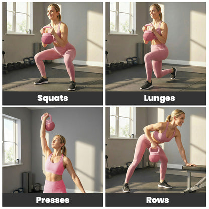 Soft Kettlebell, 6kg Kettle Bell with Anti-Slip Grip for Home Gym