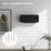 2000W Wall Mounted Ceramic Heater with Remote Control for Home Black