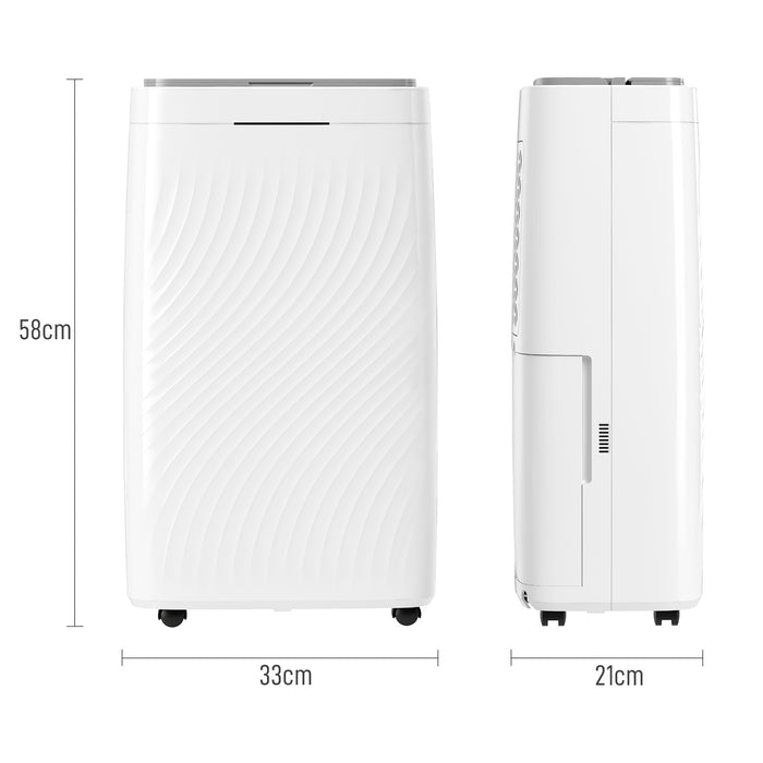 16L Dehumidifier with Filter, 5.5L Water Tank, Auto Defrost, Timer