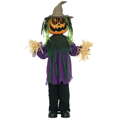 Pumpkin Halloween Animatronic Prop for Indoor Outdoor Decoration