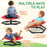 Spinning Chair for Autism Sit and Spin, Coordination & Balance, Red