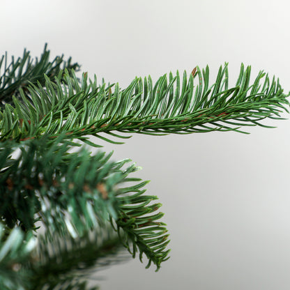 6ft Christmas Tree, Hinged Xmas Tree with Realistic Branches