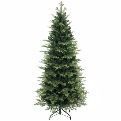 Geneva Fir Hinged Xmas Tree with 2079 Branch Tips, Green