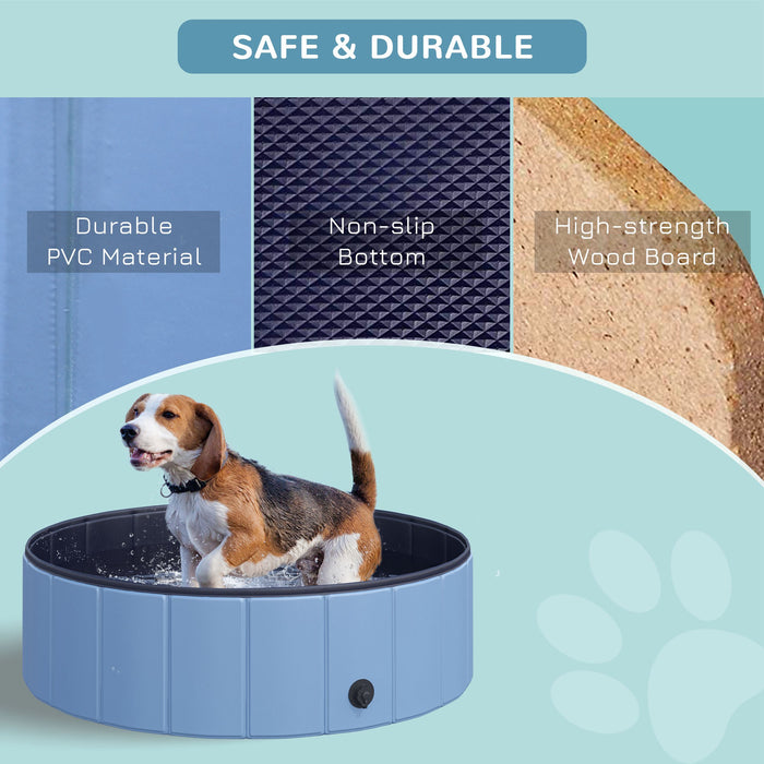 Φ100x30H cm Pet Swimming Pool-Blue