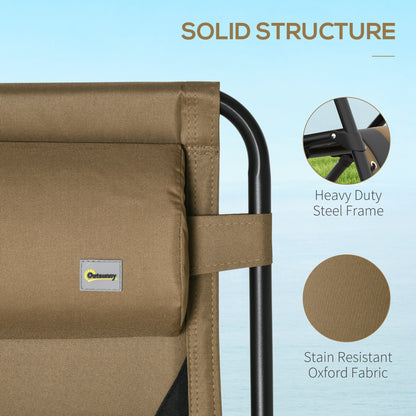 2 Pcs Zero Gravity Lounger Folding Recliner Chair w/ Cup Holder