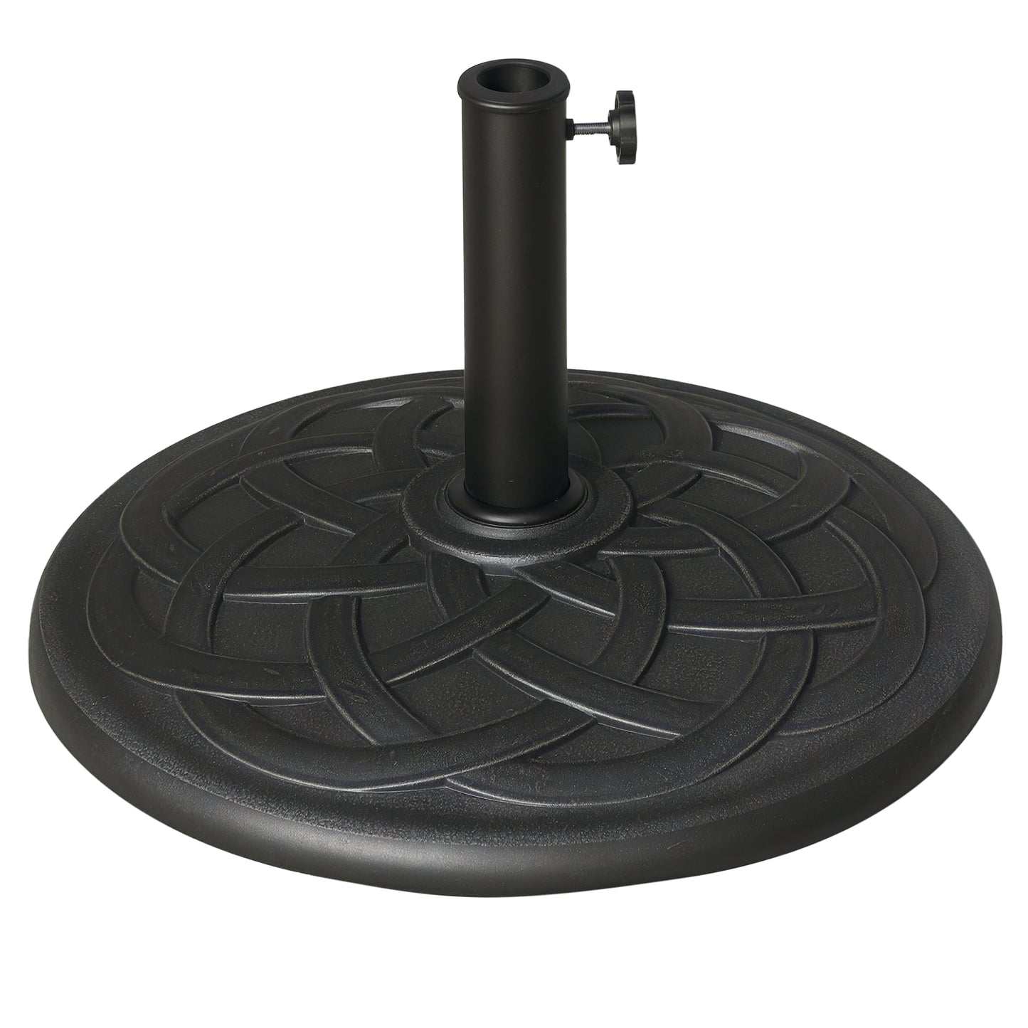 19KG Garden Parasol Base Stand Metal Patio Sun Umbrella Holder Resin