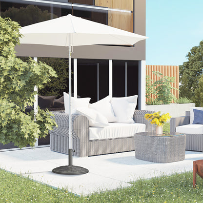 19KG Garden Parasol Base Stand Metal Patio Sun Umbrella Holder Resin