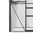 6 x 6 ft Clear Polycarbonate Greenhouse Large Walk-In Green House Garden Plants Grow House w/ Slide Door and Push-Open Window