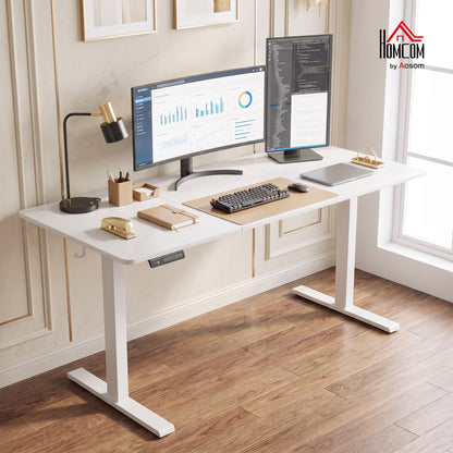 Standing Desk Memory Control Adjustable White