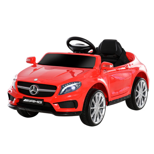 Compatible for 6V Kids Ride On Car Mercedes Benz GLA Licensed Toy toddler with Music Remote Control Rechargeable HeadTwo Speed Red