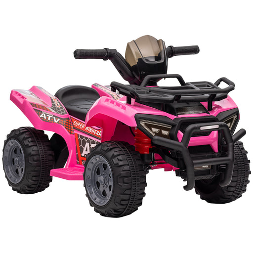 6V Kids Electric Ride on Car Toddler Quad Bike ATV for 18-36 month Pink