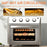 24L Air Fryer Oven, Small Electric Oven, Grill, Roast, Bake, 1600W