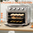 24L Air Fryer Oven, Small Electric Oven, Grill, Roast, Bake, 1600W