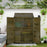 Wooden Garden Storage Shed w/Double Doors and Shelves, Green