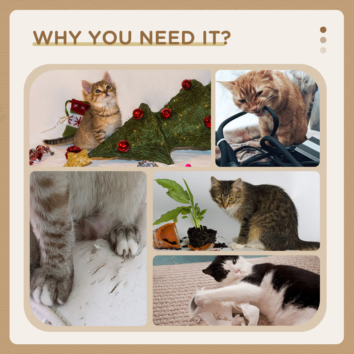 52cm Kitty Activity Centre w/ Bed, Jute Scratching Post