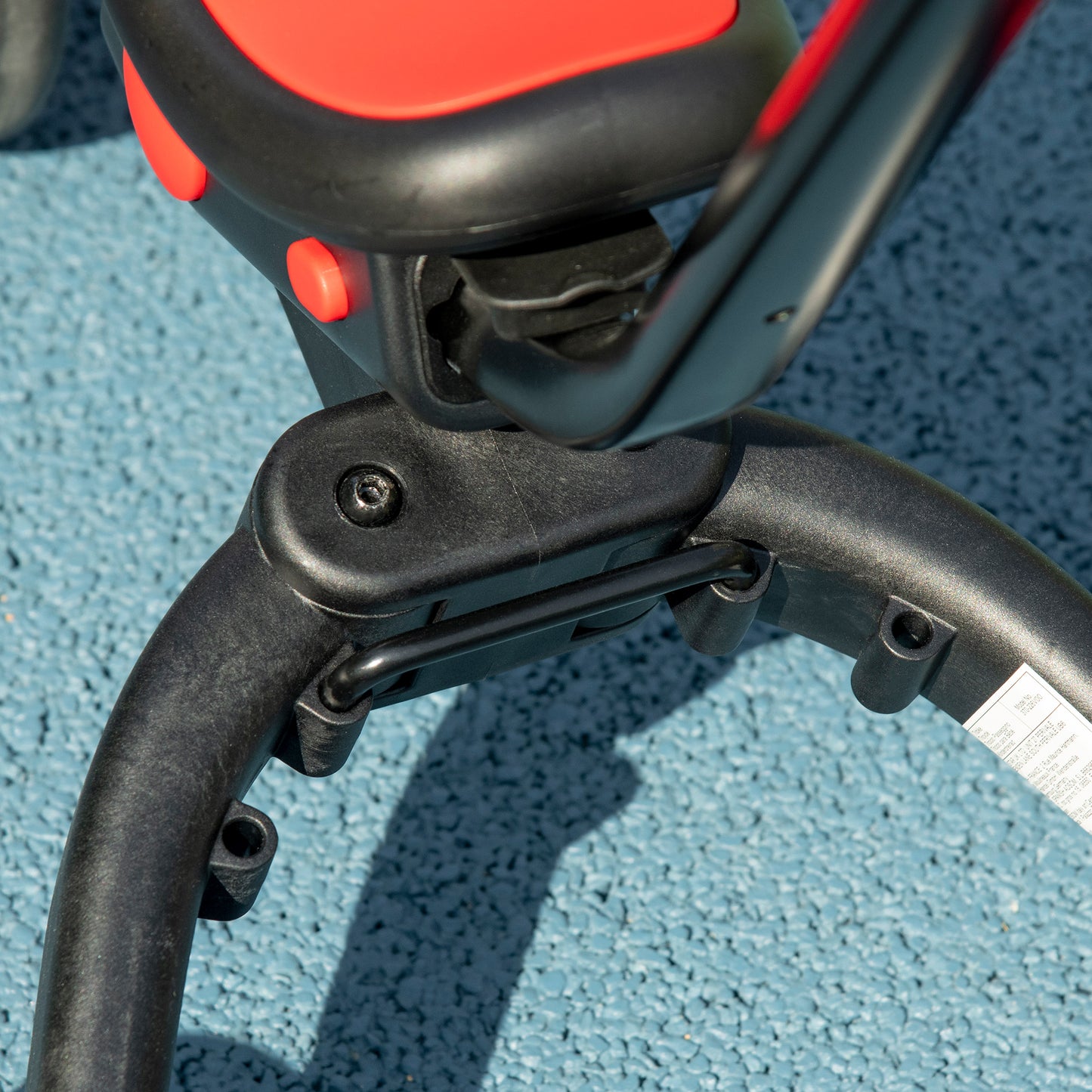 4-in-1 Tricycle for Kids, Baby Trike with Adjustable Push Handle, Detachable Foot Rest for 18-60 Months, Red