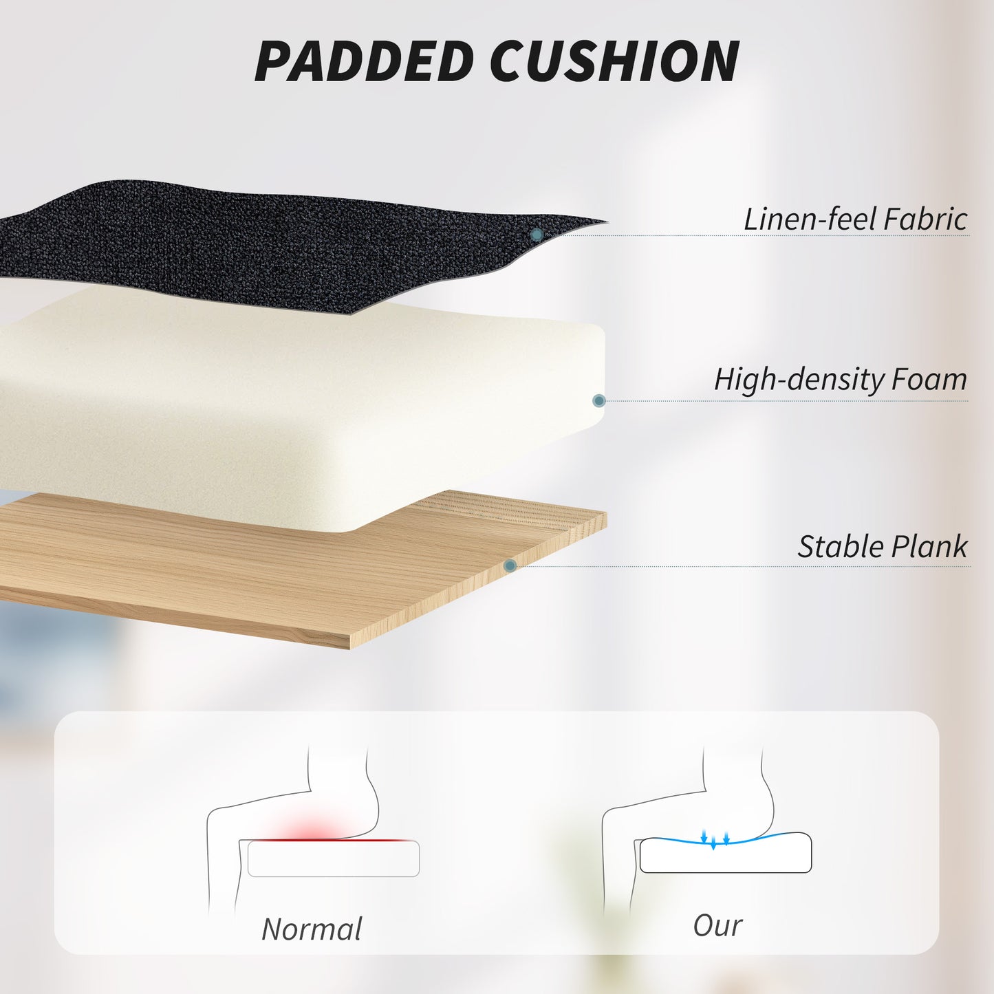 3-Tier Kitchen Cart, Multifunction Kitchen Trolley on Wheels, White