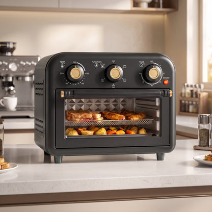 Air Fryer Oven, Convection Oven, 12 L, Black
