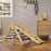 Toddler Climbing Frame, Wooden Indoor Pikler Triangle Set